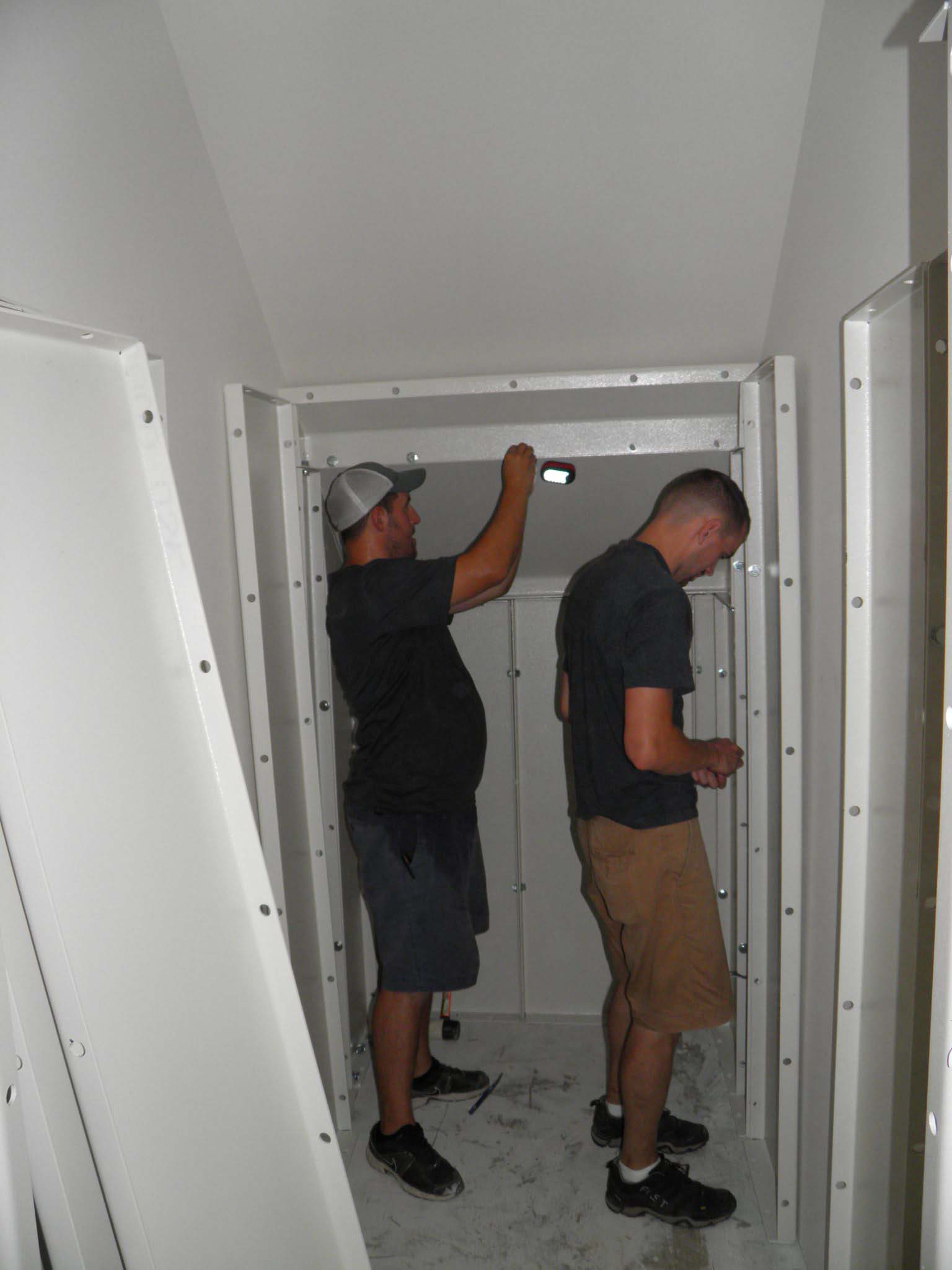 Storm Room & Safe Room installation