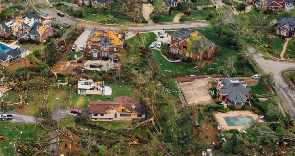 Tornado damage 